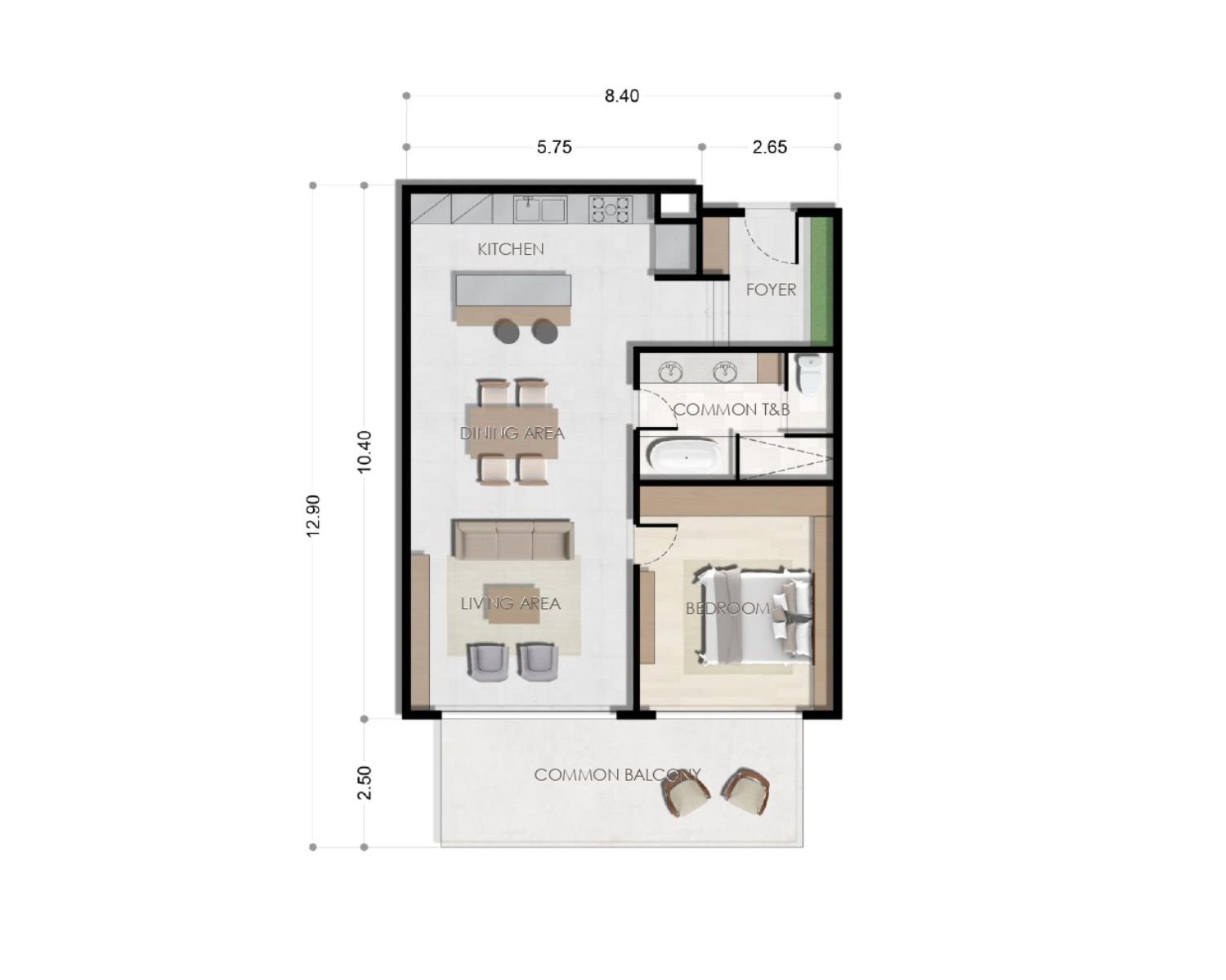 1 Bedroom